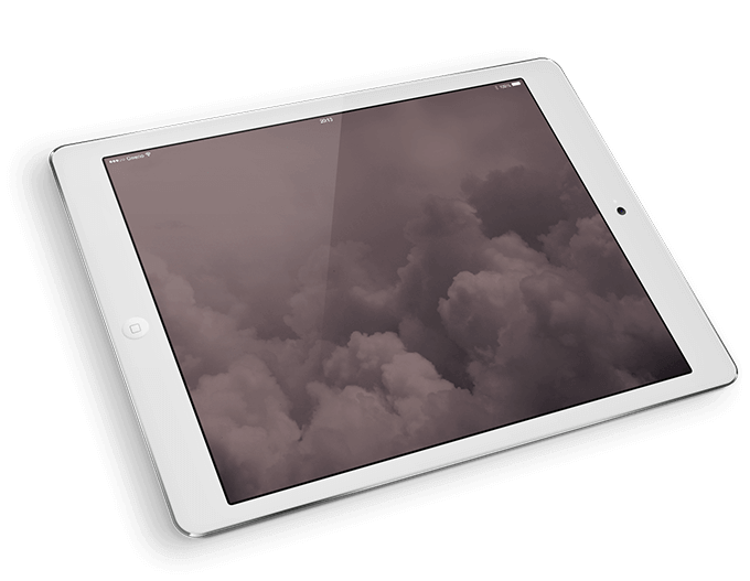 iPad device mock-up